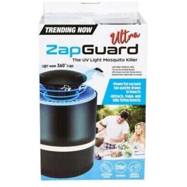 ZapGuard Ultra UV Light Mosquito Killer Indoor Outdoor Insect Trap UV Guard. New