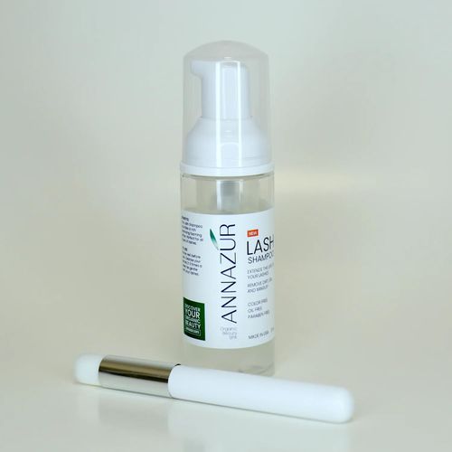 Lash Foam Shampoo 2oz with Brush included ANNAZUR