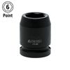 Teng 920519 19mm 1/2-inch 6-Point Impact Hex Socket Drive