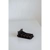 Generisch Screwdriver Holder - Tool Holder - Workshop Organiser Compatible with Skadis Perforated Wall System (Black)