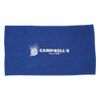 Campbell's The Logo Blue Barber Towel Ring Spun Cotton