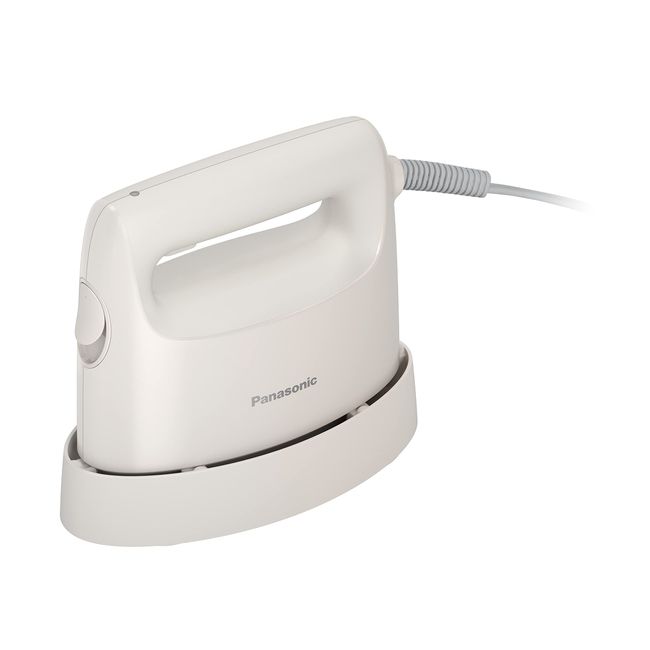 Panasonic NI-FS430-C Clothes Steamer, Powerful Steam, Compact, Lightweight, Can Be Pressed 2-Way, Deodorizing, Disinfectant, Ivory