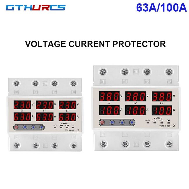 Timer 220V 60A-100A, Digital Timer Switch Relay, Weekly 7 Days