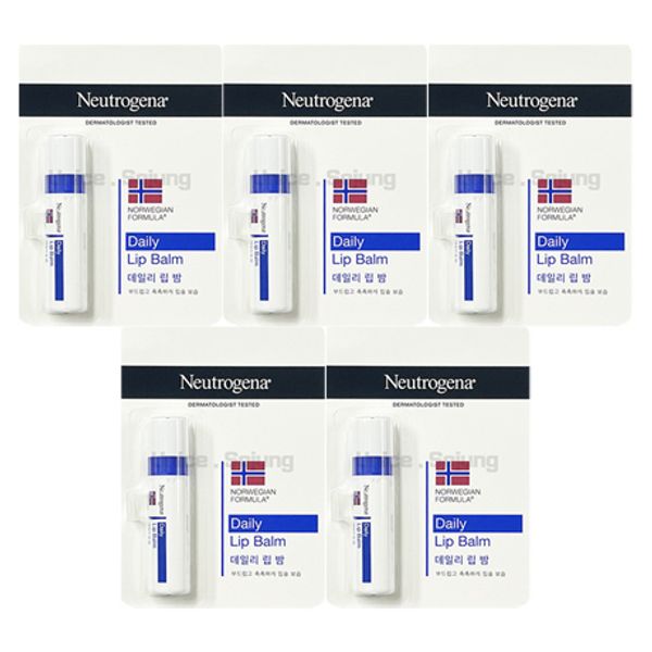 Neutrogena Moisturizer Daily Lip Balm 4g 5 packs / Highly moisturizing lip care