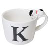 Marimocraft Snoopy [Mug] Figure, Initial Mug, Letter K, Peanuts