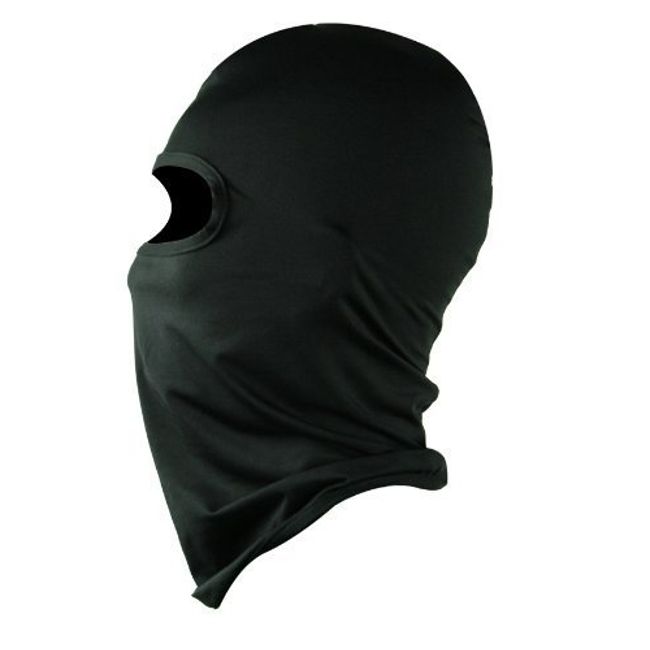 For protection against the cold and heat retention. Face mask, balaclava, smooth satin fabric