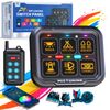 MICTUNING P8Y RGB 6-Gang Switch Panel Wireless App & Remote Control Box Dimmable