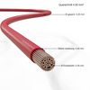 AUPROTEC FLRY-B Car Cable 4.0 mm² 2 m Red