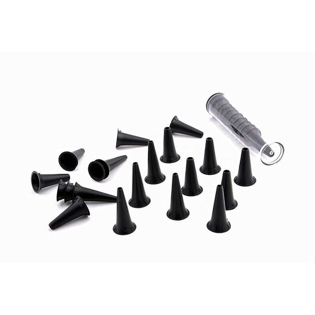 Cynamed Otoscope Cover, Otoscope Specula Tips, Plastic Speculum Disposable, Pack of 50 2.5/3.5 mm Disposable Otoscope Covers