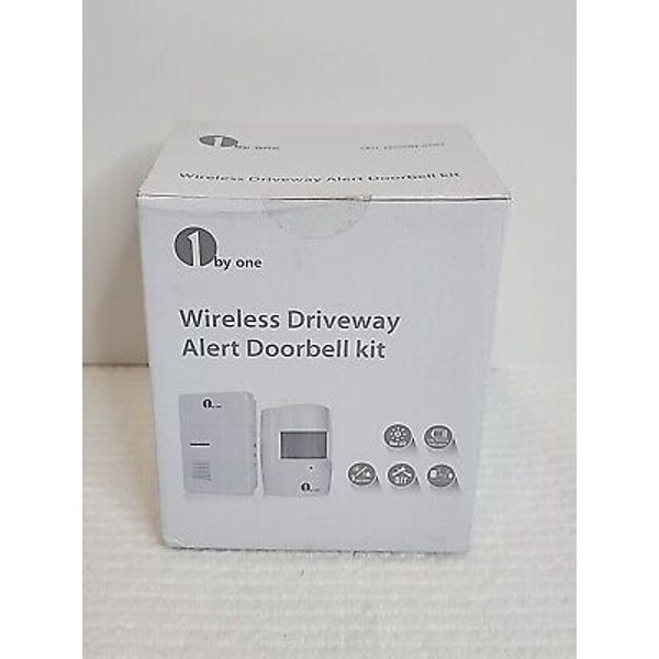 Wireless Driveway Alert Doorbell Kit 1 By One NIB