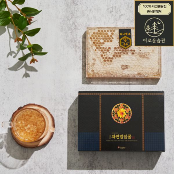 [100% wild flower honey] Natural honeycomb honey, special honeycomb honey, beeswax, holiday gift, return gift, flower honey