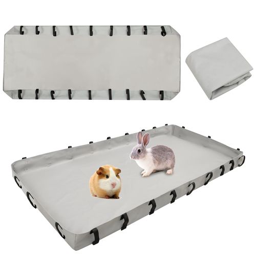 TUYUU Waterproof Guinea Pig Cage Tarp Bottom for C & C Grids Habitat,36"*24" Waterproof Guinea Pig Cage Liner Base for Rabbits Hamsters Hedgehogs Ferrets Small Pets (M)