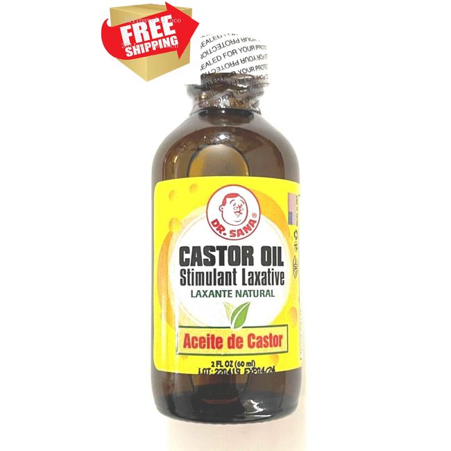 CASTOR OIL Stimulant Laxative * aceite de castor * 2 fl oz *  exp 2025