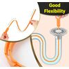 Professional Drain Hair Cleaning Tool Set - 6 Pack Orange