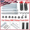 Silver Front Door Hinge Pin Bushing Spring Set for Chevy GMC Pickup Truck SUV