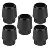 Create idea 5 x 3/8" Conical Golf Sleeves Solid Black Compatible with Callaway Mavrik Compatible with Rogue Compatible with Epic