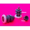 4 x Replacement Shower Door Rollers/Runners/Wheels 23mm Wheel Diameter K040