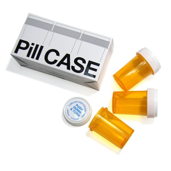 Pill Case - Medicine Pill Case, Medium, 3 Pack (YELLOW)