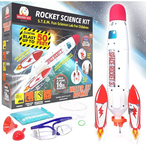 Water Rocket Science Kit for Kids 8-12 | Water Rocket for Kids | Toy Rocket