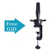 18" Training Head 100% Human Hair Mannequin Head Manikin Doll Head Hair Styling Head with Free Clamp