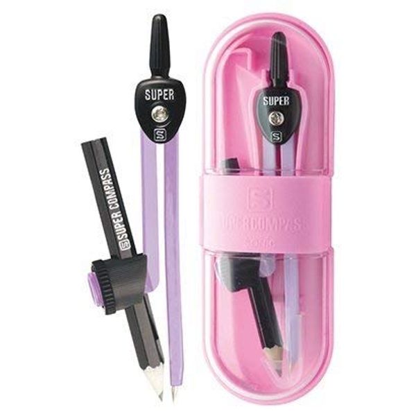 Sonic Super Compass Iroha Pencil Violet Set of 2
