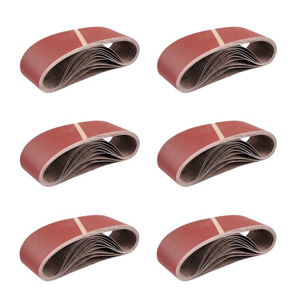 Cloth Sanding Belts │ 10 Pieces │ 75 x 533 mm │ Grain 120 │ for Belt Sanders │ Sanding-Paper │ Sanding-Belts