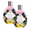 2 Pack Bikini Black Advanced Tanning Lotion with Beach Black Bronzer. 13.5 fl oz