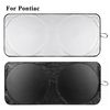 For PONTIAC Car Large Windshield Sun Shade Sscreen UV Block Window Cover Visor