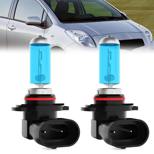 LECCIBUB Fog Light Bulbs Compatible With Toyota Yaris 2004-2005, 9006 Fog Lights Halogen Light Bulb, Super Bright 6000K White, Plug and Play, Pack of 2