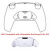 Solid White Replacement Redesigned K1 K2 Back Button Housing Shell for eXtremerate RISE Remap Kit - Controller & RISE Remap Board NOT Included