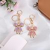sourcing map Bow Keychain Keychains, Pendant Key Chain Keyring Bags Charm Backpack, Pink