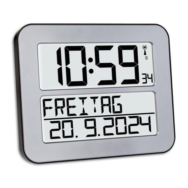 TFA Dostmann 60.4512.01 TimeLine Max Radio-controlled Clock