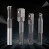 8 pcs SDS Plus Socket Adapter Set,1/4" Hex Socket Adaptor 1/4" 3/8" 1/2" Square Impact Socket Extension Connector Power Drill Bit Adapter