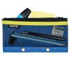 Leitz 2 Pocket Pencil Case Wallet with Eyelets, Blue, Urban Chic Range, 60130032