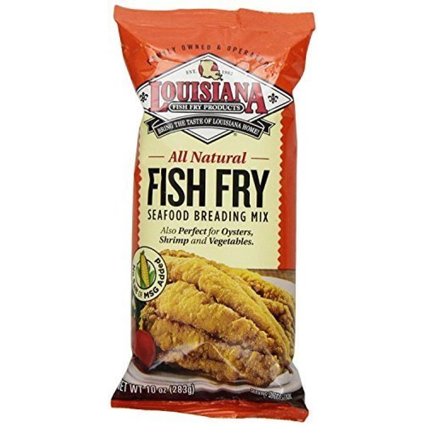 LOUISIANA All Natural Fish Fry Seafood Breading Mix 10 OZ(Pack of 2) by Louisiana