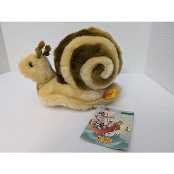 Steiff Germany 094835 Cosili Plush Snail Schnecke Stuffed Animal Plush New