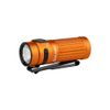Olight Baton 4 Orange Premium Rechargeable Flashlight & Charging Case, 1300 Lum