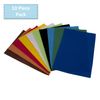 Trimits Craft Acrylic Felt Pack, 10 Assorted Basic Colours, 20 x 30cm