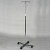 IV Stand - Basic IV Stand on wheels, Adjustable, Heavy Duty Chrome