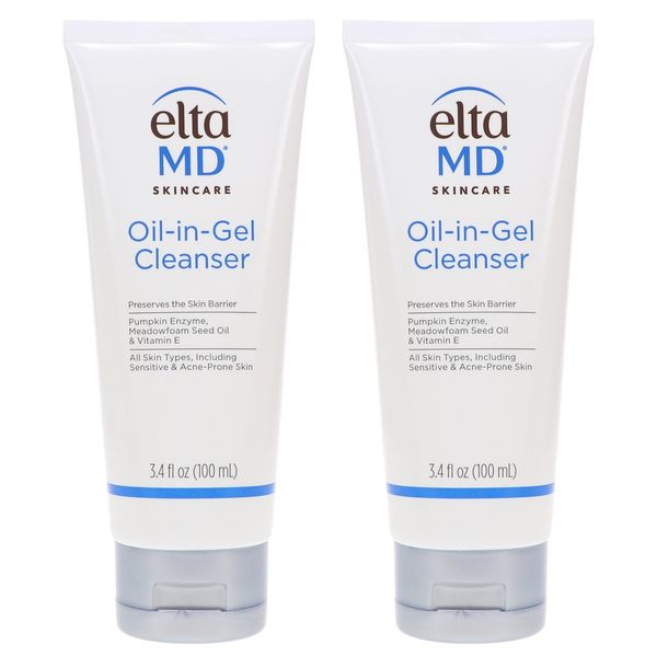 EltaMD Oil-In-Gel Cleanser 3.4 oz 2 Pack