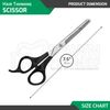 Hair Cutting Thinning Scissors & Barber Shears Set W/Plastic Handle German Grade