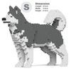 JEKCA Alaskan Malamute 01S-M03 | Plastic Building Blocks | Age 14+