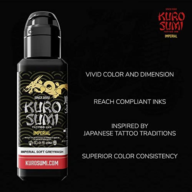 Soft Greywash  Kuro Sumi Tattoo Ink