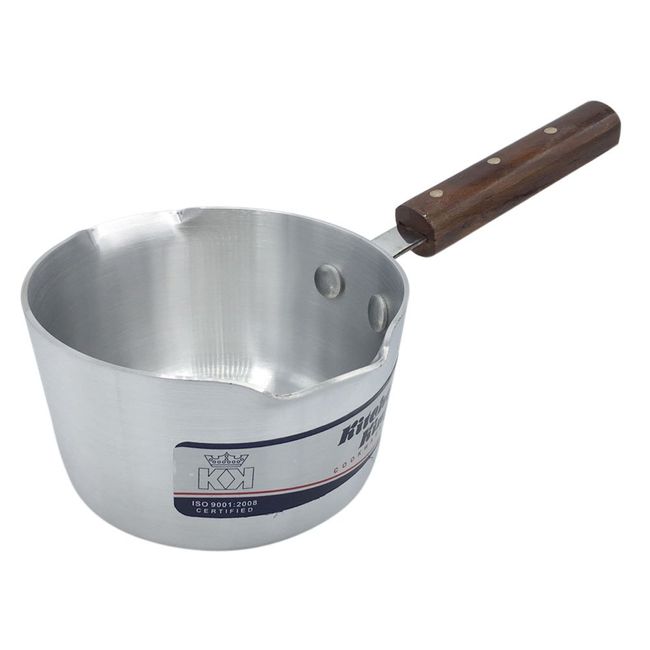 Kitchen King Super Aluminium Milk Pan Tea Pan Saucepan Milk Pot 15cm, 18cm, 20cm, 23cm (20cm / 8inch)