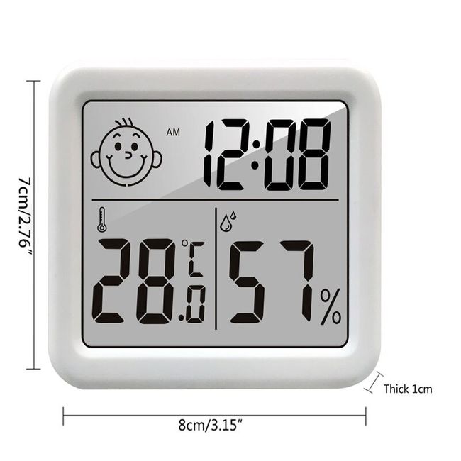 Digital Thermo-Hygrometer Indoor Thermometer Room Thermometer