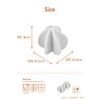 CB Japan Santeco Protein Blender Shaker Ball, Set of 2, White