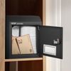 VEVOR Through The Door Key Drop Box Mailbox with Combination Lock Dark Gray