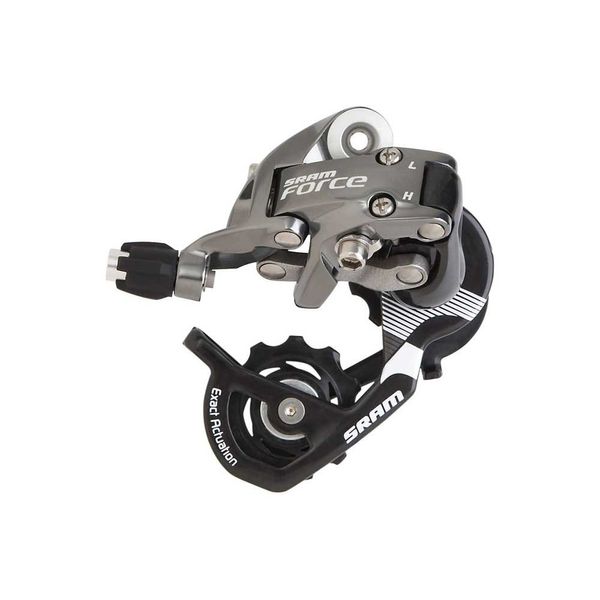 SRAM Force WiFli Rear Derailleur - 10 Speed, Medium Cage, Black/Silver