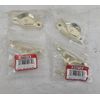 NIP Pair BRAINERD B6010 Double Hung Window SASH LOCKS w Gold Finish NEW