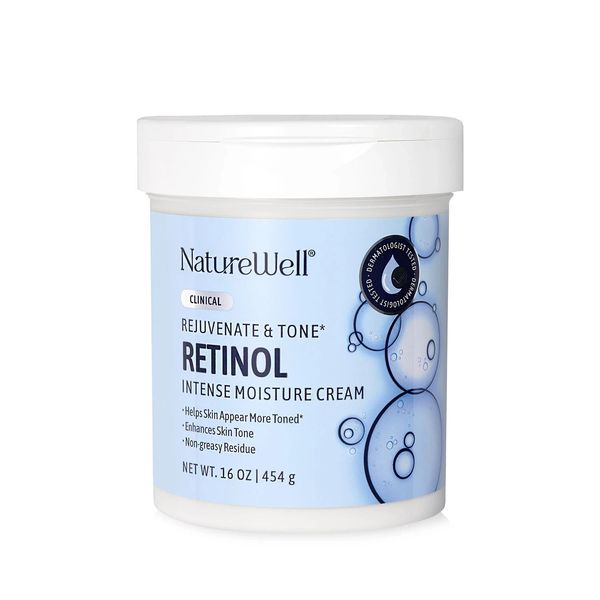 NatureWell Clinical Retinol Advanced Moisture Cream - 16 oz - Anti-Aging & Hydra